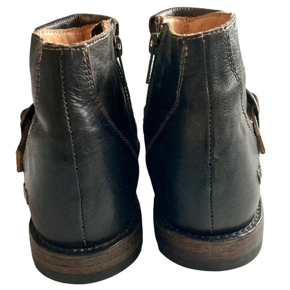 Bed Stu Black Leather Ankle Boots - Picture 6 of 12